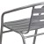 Flash Furniture TLH-017C-GG Silver Metal Restaurant Stack Chair with Aluminum Slats addl-7