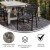 Flash Furniture TLH-018C-BK-GG Black Metal Indoor/Outdoor Restaurant Stack Chair with Metal Triple Slat Back and Arms addl-3