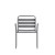 Flash Furniture TLH-018C-GG Silver Metal Indoor/Outdoor Restaurant Stack Chair with Metal Triple Slat Back and Arms addl-7