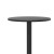Flash Furniture TLH-059A-BK-GG 23.25" Black Round Metal Indoor/Outdoor Bar Height Table with Flip-Up Table addl-7