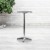 Flash Furniture TLH-059A-GG 23.25" Round Aluminum Indoor/Outdoor Bar Height Table with Flip-Up Table addl-1