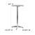 Flash Furniture TLH-059A-GG 23.25" Round Aluminum Indoor/Outdoor Bar Height Table with Flip-Up Table addl-4