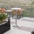Flash Furniture TLH-059B-GG 23.5" Round Aluminum Indoor/Outdoor Bar Height Table addl-1