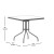 Flash Furniture TLH-0732SQ-017CSV4-GG 31.5