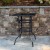 Flash Furniture TLH-073H-B-GG 27.5" Square Black Tempered Glass Bar Height Metal Patio Bar Table addl-1
