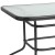 Flash Furniture TLH-089-GG 31.5" x 55" Rectangular Tempered Glass Top Patio Table with Umbrella Hole addl-10