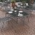 Flash Furniture TLH-089-SV-GG 31.5" x 55" Silver Rectangular Tempered Glass Patio Table with Umbrella Hole addl-5
