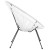 Flash Furniture TLH-094-WHITE-GG Valencia Oval Comfort Series Take Ten White Papasan Lounge Chair addl-7