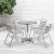 Flash Furniture TLH-ALUM-28RD-017BCHR4-GG Indoor/Outdoor 27.5