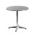Flash Furniture TLH-ALUM-28RD-020CHR4-GG Indoor/Outdoor 27.5