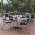 Flash Furniture TLH-ALUM-28SQ-017BK4-GG Indoor/Outdoor 27.5
