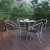 Flash Furniture TLH-ALUM-28SQ-017BK4-GG Indoor/Outdoor 27.5