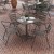 Flash Furniture TLH-ALUM-28SQ-017BZ4-GG Indoor/Outdoor 27.5