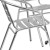 Flash Furniture TLH-ALUM-32SQ-017BCHR4-GG Indoor/Outdoor 31.5