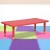Flash Furniture YU-YCX-001-2-RECT-TBL-RED-GG 24"W x 48"L Height Adjustable Rectangular Red Plastic Activity Table addl-2