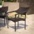 Flash Furniture TT-TT002-ESP-GG All Weather Espresso PE Rattan Wicker Patio Stacking Dining Chair addl-5