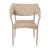 Flash Furniture TT-TT002-NAT-GG All Weather Natural PE Rattan Wicker Patio Stacking Dining Chair addl-10