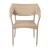 Flash Furniture TT-TT002-NAT-GG All Weather Natural PE Rattan Wicker Patio Stacking Dining Chair addl-10