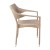 Flash Furniture TT-TT002-NAT-GG All Weather Natural PE Rattan Wicker Patio Stacking Dining Chair addl-9