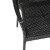 Flash Furniture TT-TT02-BK-GG Black All Weather PE Rattan Wicker Stacking Patio Dining Chair addl-8