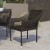 Flash Furniture TT-TT02-ESP-GG Espresso All Weather PE Rattan Wicker Stacking Patio Dining Chair addl-1