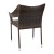 Flash Furniture TT-TT02-ESP-GG Espresso All Weather PE Rattan Wicker Stacking Patio Dining Chair addl-7