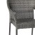 Flash Furniture TT-TT02-GY-GG Gray All Weather PE Rattan Wicker Stacking Patio Dining Chair addl-8