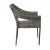 Flash Furniture TT-TT02-GY-GG Gray All Weather PE Rattan Wicker Stacking Patio Dining Chair addl-9