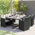 Flash Furniture TW-3WBE00-NAT-GG Black Wicker Modular Chair-Cream Cushions & Natural Acacia Wood Table, 7 Piece Patio Set addl-5