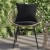 Flash Furniture TW-VN017-18-TAN-BK-GG Indoor/Outdoor Papasan Style Tan Rattan Rope Chairs, Glass Top Side Table & Black Cushions, 3-Piece Set addl-7