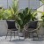 Flash Furniture TW-VN017-TAN-BK-GG Indoor/Outdoor Papasan Patio Chairs, Tan PE Wicker Rattan with Black Cushions, Set of 2  addl-1
