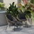 Flash Furniture TW-VN017-TAN-BK-GG Indoor/Outdoor Papasan Patio Chairs, Tan PE Wicker Rattan with Black Cushions, Set of 2  addl-6