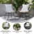 Flash Furniture TW-VN017-TAN-GG Indoor/Outdoor Papasan Patio Chairs, Tan PE Wicker Rattan with Light Gray Cushions, Set of 2  addl-4