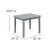 Flash Furniture TW-WTCS-1001-GRY-GG Kids Gray Solid Hardwood Table and Chair Set, 3 Piece Set addl-7