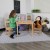 Flash Furniture TW-WTCS-1001-NAT-GG Kids Natural Solid Hardwood Table and Chair Set, 3 Piece Set addl-2