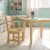 Flash Furniture TW-WTCS-1001-NAT-GG Kids Natural Solid Hardwood Table and Chair Set, 3 Piece Set addl-8