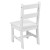 Flash Furniture TW-WTCS-1001-WH-GG Kids White Hardwood Table and Chair Set, 3 Piece Set addl-11