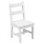 Flash Furniture TW-WTCS-1001-WH-GG Kids White Hardwood Table and Chair Set, 3 Piece Set addl-12