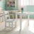 Flash Furniture TW-WTCS-1001-WH-GG Kids White Hardwood Table and Chair Set, 3 Piece Set addl-8