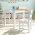 Flash Furniture TW-WTCS-1001-WH-GG Kids White Hardwood Table and Chair Set, 3 Piece Set addl-9