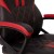 Flash Furniture UL-A072-BK-GG Ergonomic Black and Red Designer Gaming Chair with Red Dual Wheel Casters addl-6