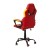 Flash Furniture UL-A074-RD-GG Ergonomic Red & Yellow Designer Gaming Chair with Red Dual Wheel Casters addl-5