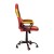Flash Furniture UL-A074-RD-GG Ergonomic Red & Yellow Designer Gaming Chair with Red Dual Wheel Casters addl-7