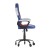 Flash Furniture UL-A075-BL-RLB-GG Ergonomic Red & Blue Designer Gaming Chair with Transparent Roller Wheels addl-7