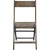 Flash Furniture WFC-SLAT-AB-2 Advantage Slatted Wood Folding Chairs, Antique Black, 2 Pack addl-3