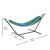 Flash Furniture WL-HM22001-BLU-MLT-GG 2 Person Blue Multicolor Hammock with Steel Stand and Carry Bag addl-4