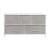 Flash Furniture WX-5L206-X-WH-GR-GG 5 Drawer Wood Top White Frame Vertical Storage Dresser with Light Gray Fabric Drawers addl-8
