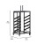Flash Furniture XA-30-COTA-DY-GG Cocktail Table Dolly for 30