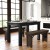 Flash Furniture XA-F-46X30-BW-GG 46" x 30" Rectangular Black Wash Solid Pine Farmhouse Dining Table addl-1