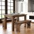 Flash Furniture XA-F-46X30-GG 46" x 30" Rectangular Antique Rustic Solid Pine Farmhouse Dining Table addl-1